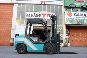 Xe nâng dầu ngồi lái Baoli Model KBD30, 2019, nâng cao 5m.